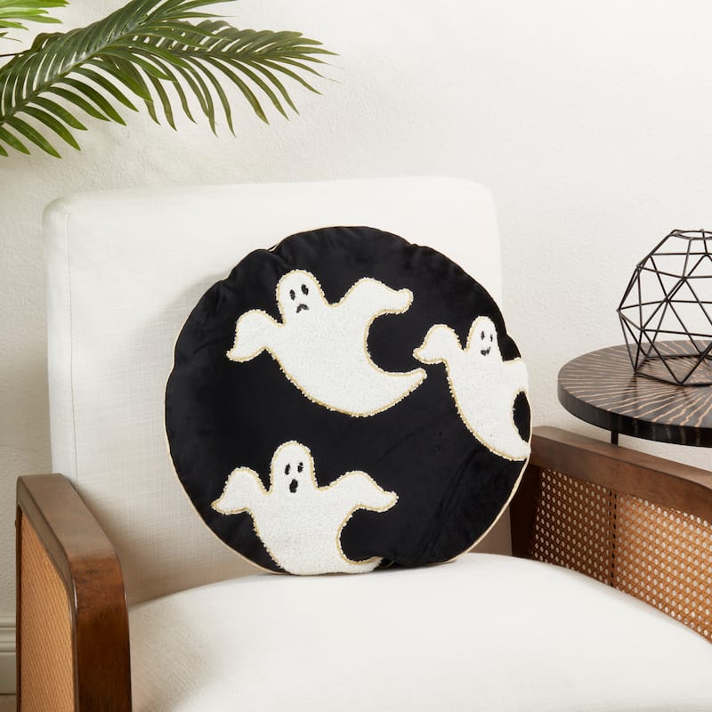 Ghost Poly Filled Throw Pillow