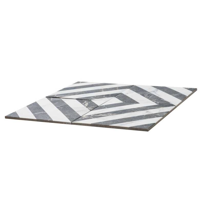 Palace 8x8 Matte Wood Look Porcelain Encaustic Tile - Floor, Wall & Backsplash