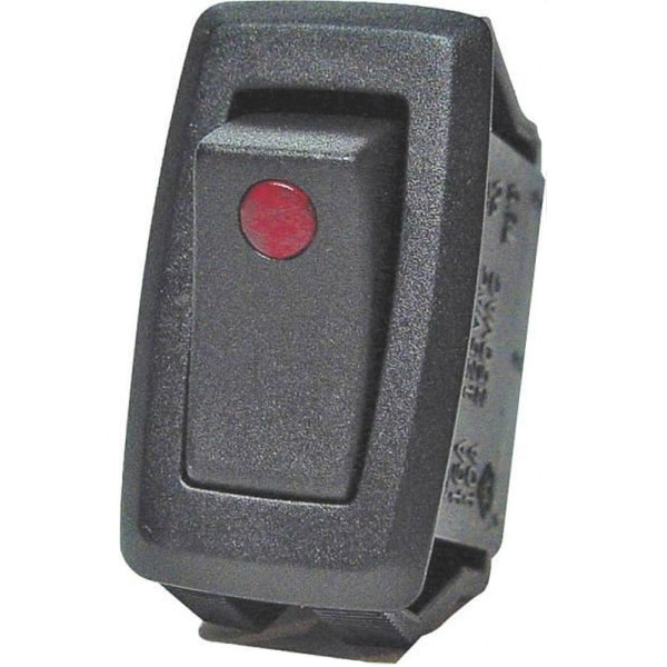 CALTERM ILLUMINATED RED TOGGLE ROCKER SWITCH 20A 12V ON OFF 1//1//8 7//16 HOLE