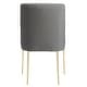preview thumbnail 87 of 124, SAFAVIEH Couture Nolita Velvet Accent Chair - Mustard / Brass - 28"x23"x35.3" - 28" W x 23" D x 35" H