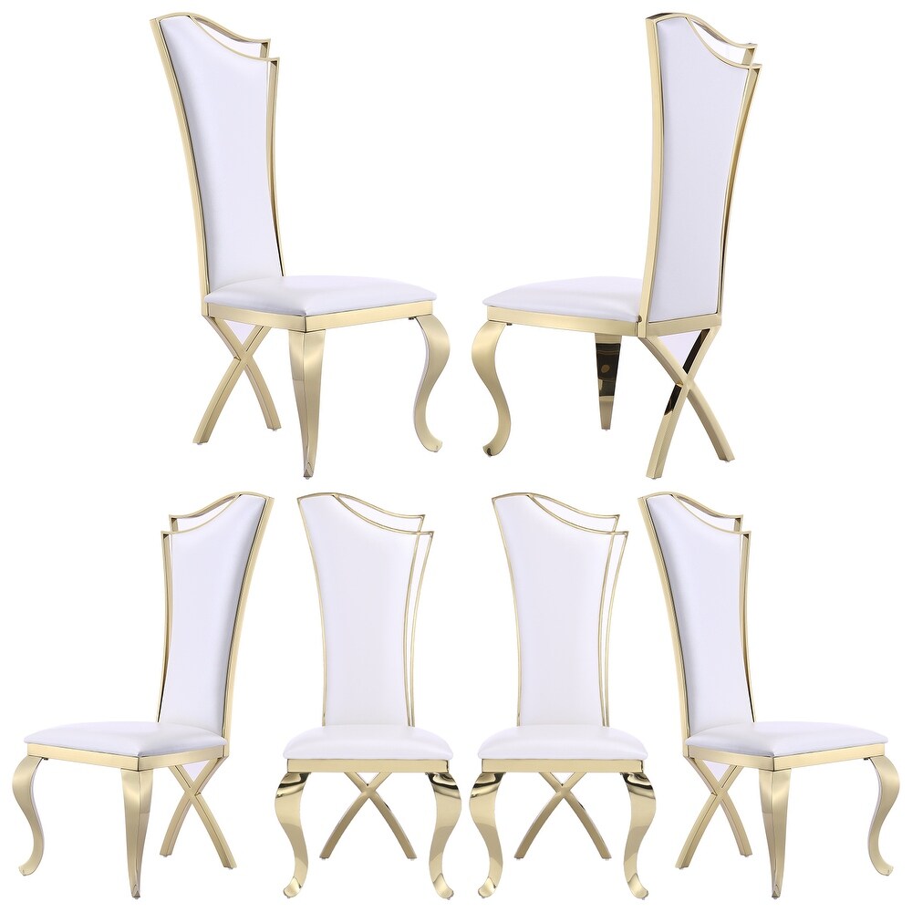 Leather, Set of 6 Dining Chairs Bed Bath & Beyond