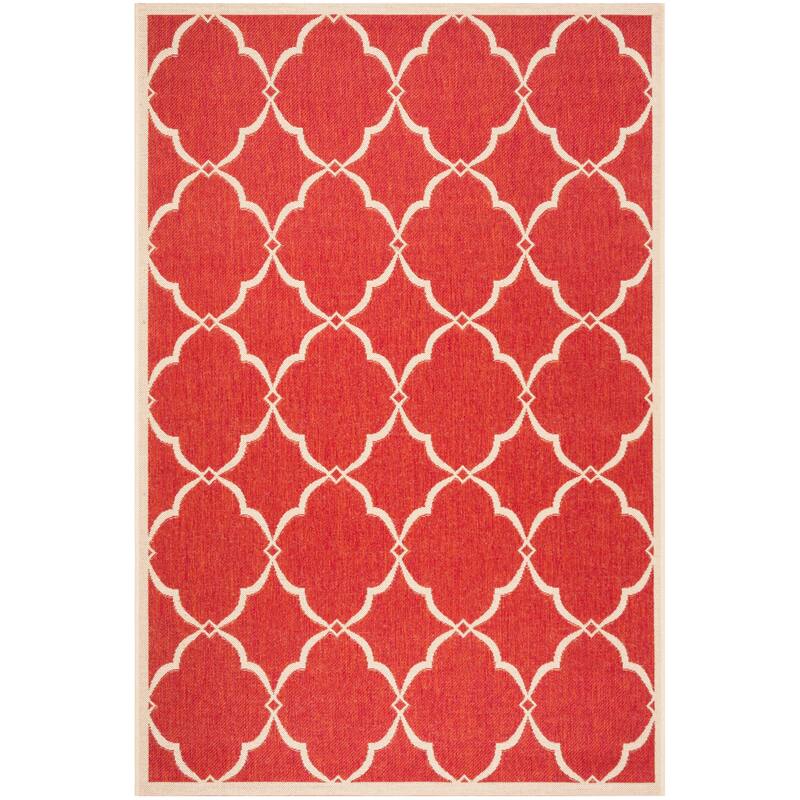 SAFAVIEH Linden Gaye Indoor/ Outdoor Waterproof Patio Backyard Rug.