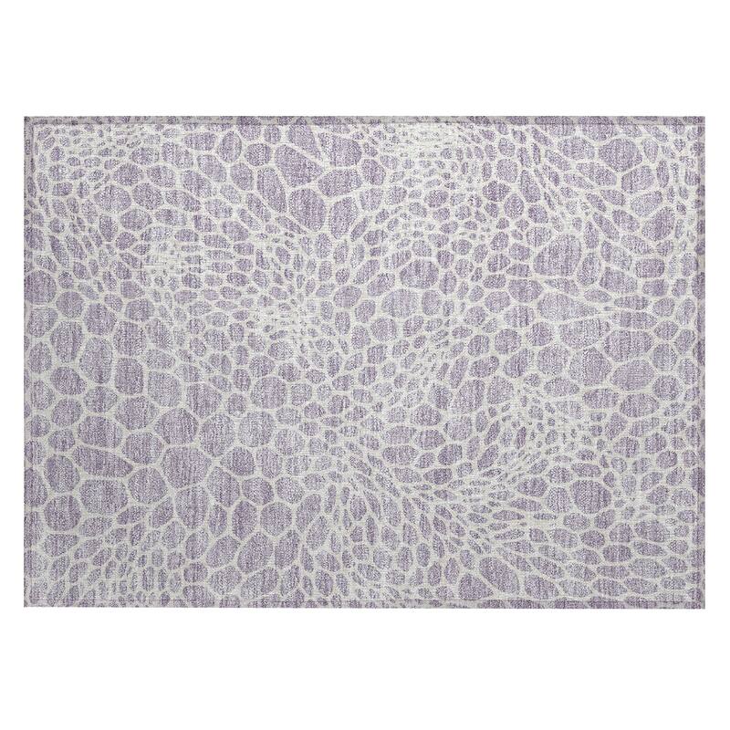 Machine Washable Indoor/ Outdoor Chantille Animal Print Rug