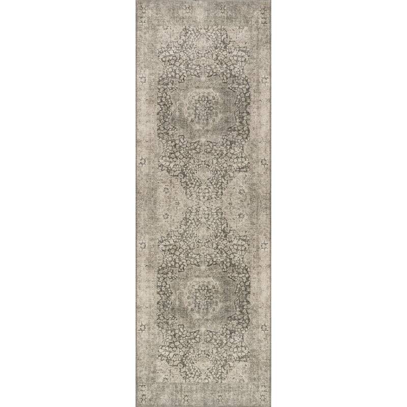 Nuloom Hillstone Collection Traditional Vintage Medallion Area Rug