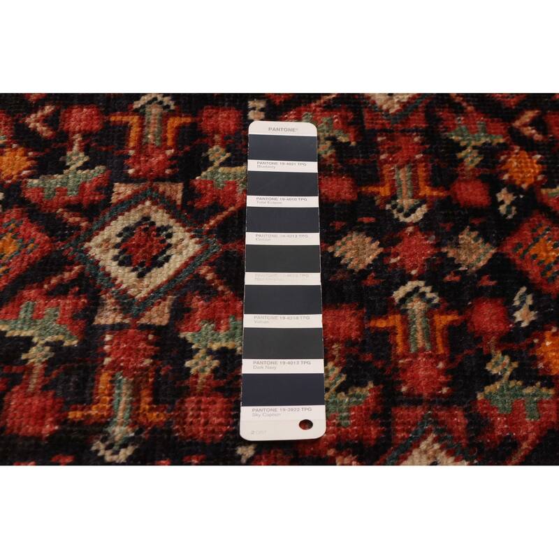 ECARPETGALLERY Hand-knotted Andelz Dark Navy Wool Rug - 3'5 x 10'3