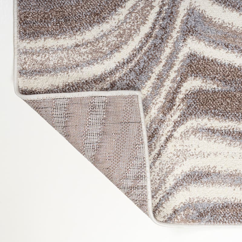 JONATHAN Y Zoe Contemporary Glam Abstract Marble Area Rug