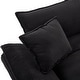 preview thumbnail 9 of 16, 84 Inch Modern Style Sleeper Sofa, Corduroy Upholstered Sofa with Pillows,Deep Seat