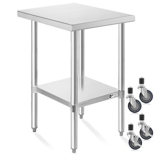 Stainless Steel Prep Table With Wheelsnull