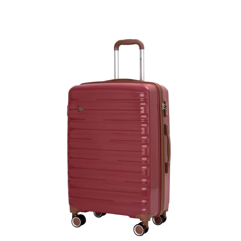 5-Piece, Luggage Sets, Hard-Shell Luggagewith Combination Lock and Spinner Wheels, for Boarding Travel