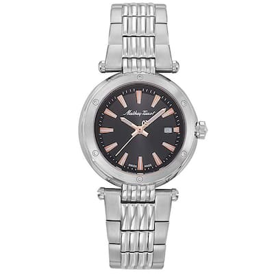 Mathey Tissot Women's Neptune Black Dial Watch - D912RRN - 6 (36)