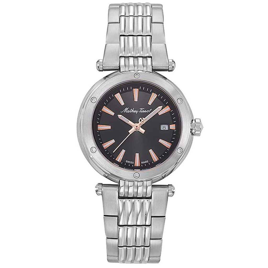 Mathey Tissot Women's Neptune Black Dial Watch - D912RRN - 6 (36)