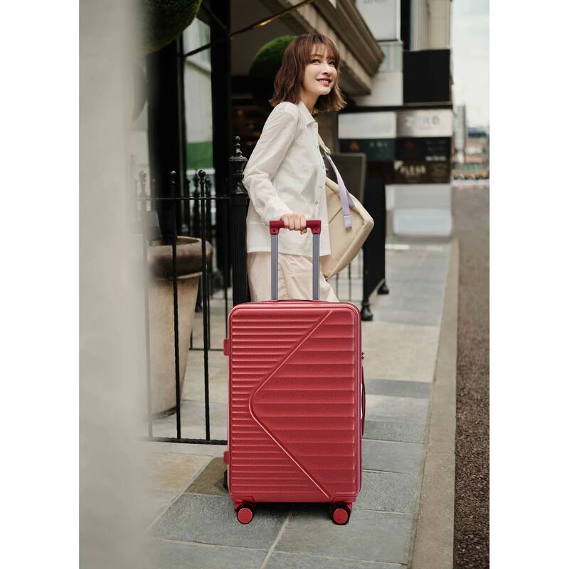 3 PCS in ABS Spinner Wheel Luggage, TSA Combination Lock for Big and Middle Size