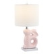 preview thumbnail 3 of 3, SAFAVIEH Kids Lighting 19" Ruby Rabbit Lamp - 10"W x 10"D x 19"H
