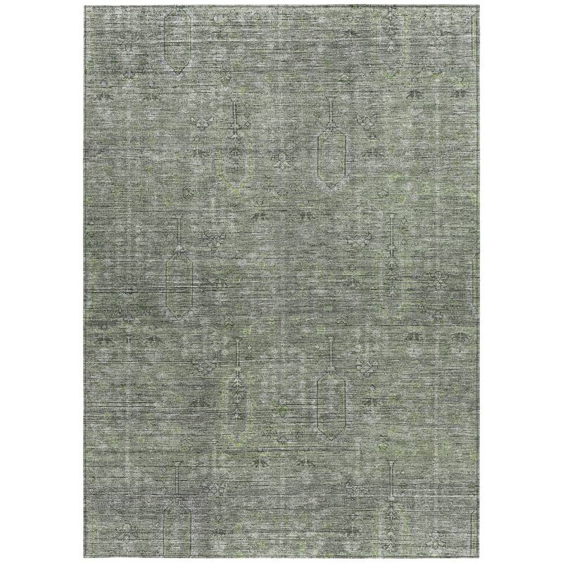 HomeRoots Southwestern Transitional Rectangle Outdoor Rug
