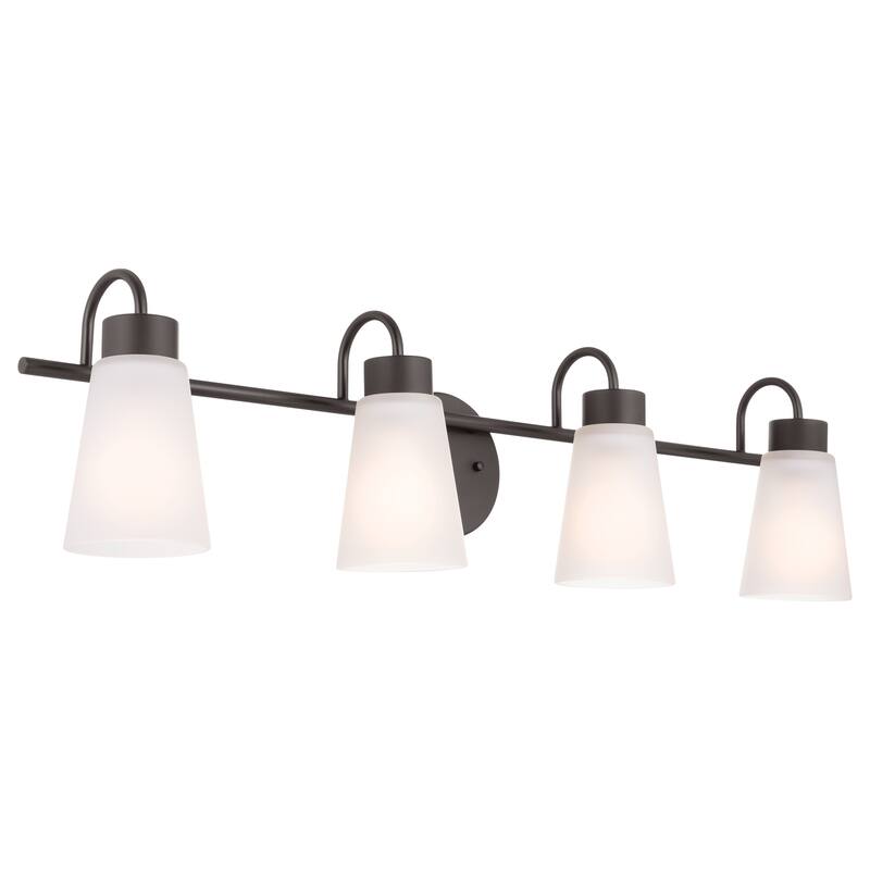 Kichler Lighting Erma 32.5 in. 4-Light Traditional Bathroom Vanity Light - Olde Bronze - 32.5