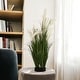 preview thumbnail 2 of 4, Enova Home Artificial Pampas Grass with Black Foam for Indoor Outdoor Decoration