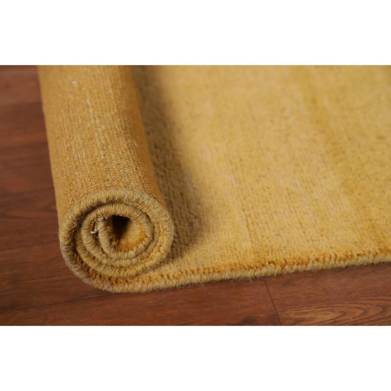 Gabbeh Modern Foyer Rug Hand-Knotted Contemporary Wool Carpet - 2'8"x 4'1"