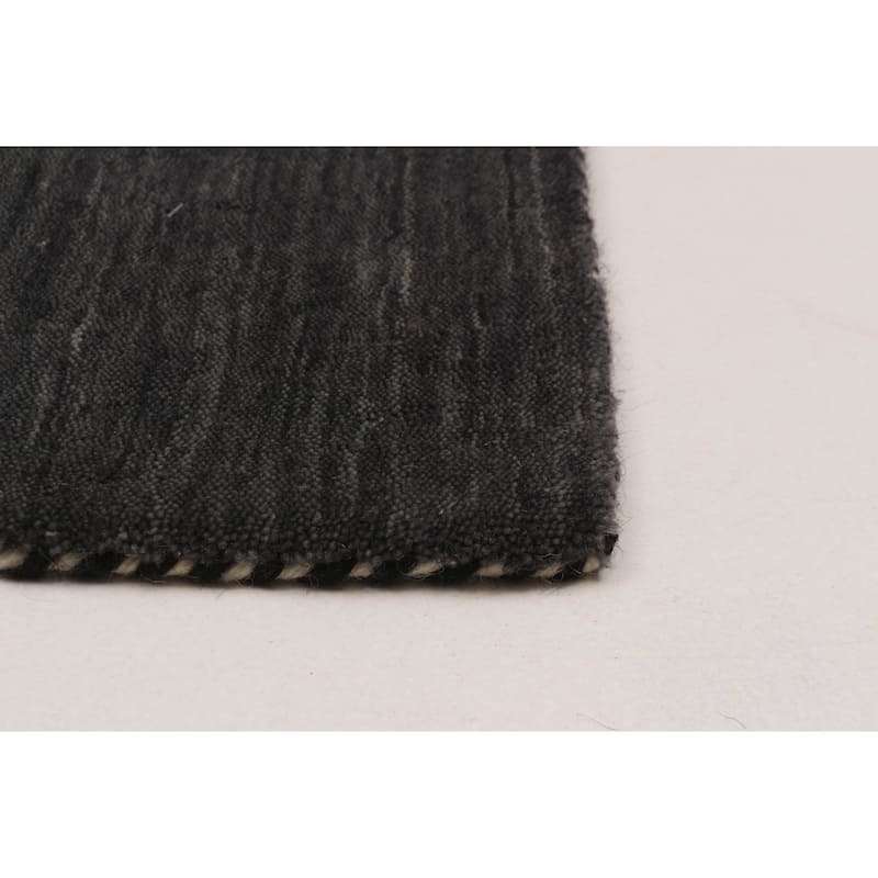 ECARPETGALLERY Hand-knotted Kashkuli Gabbeh Grey Wool Rug - 5'7 x 7'11