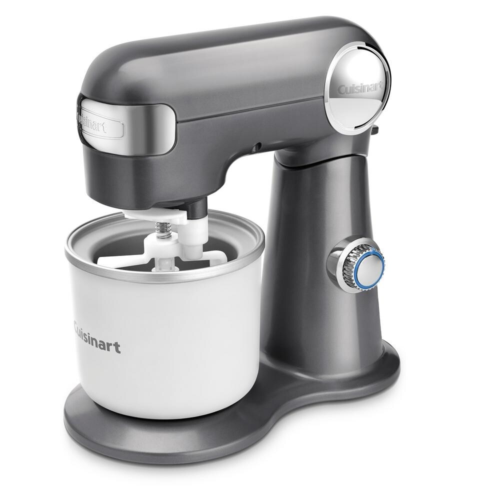 Shop Cuisinart Ic 50 Fresh Fruit Ice Cream Maker Attachment 5 5 Qt Stand Mixer White Overstock 22390906