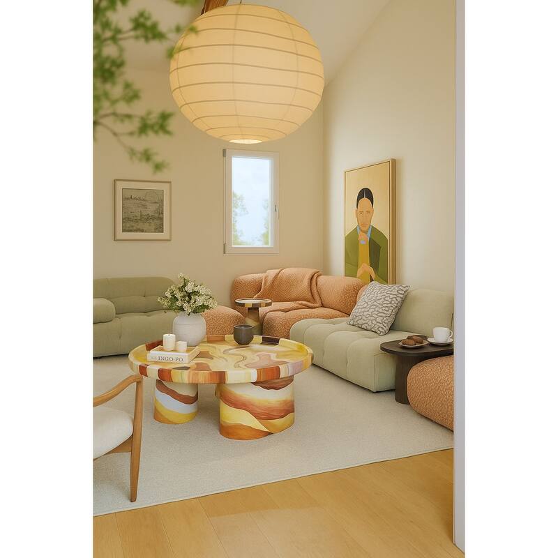 Artempo Hand-painted Coffee Table