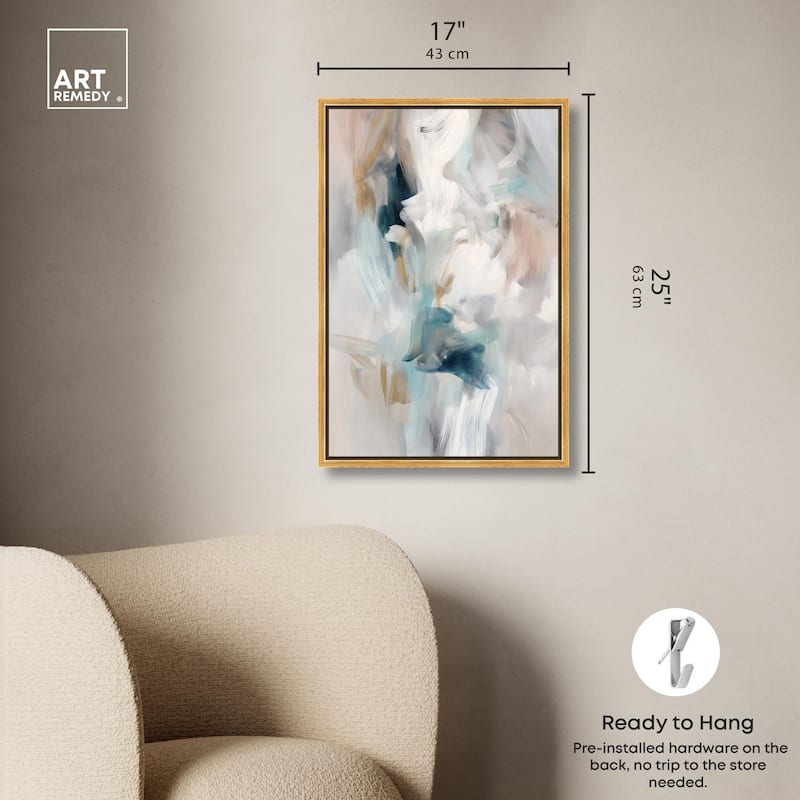 Whispering Colors III Canvas by Art Remedy