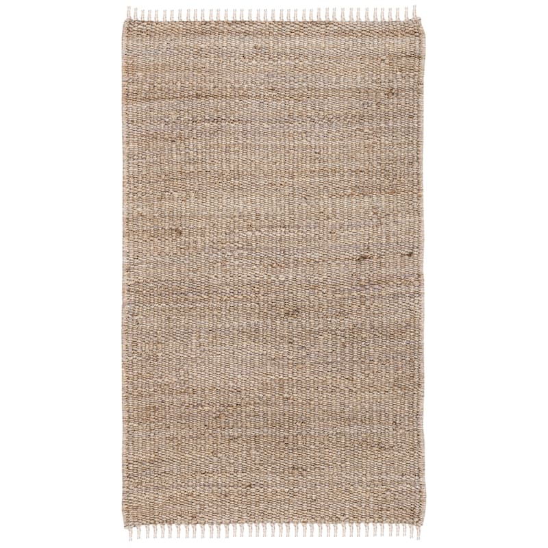 SAFAVIEH Handmade Natural Fiber Eybjorg Jute Fringe Rug