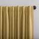 preview thumbnail 66 of 88, Sun Zero Evelina Faux Dupioni Silk Blackout Curtain Panel, Single Panel