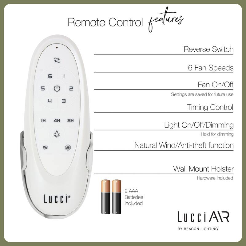 Lucci Air Flusso 52" Light with Remote Ceiling Fan