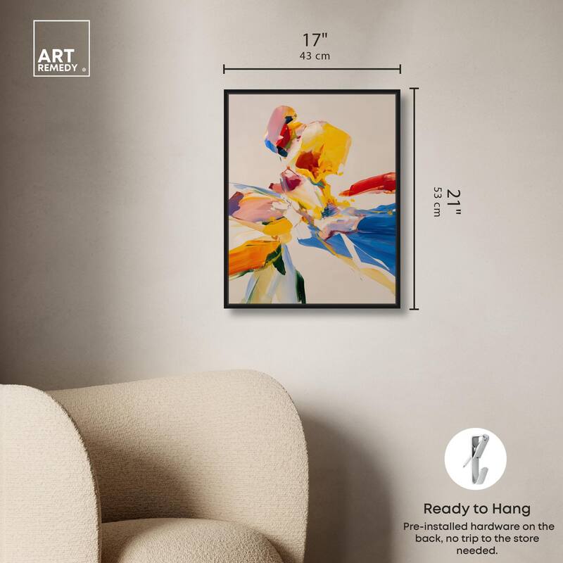 Flippant Bloom I Canvas by Art Remedy