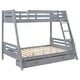 preview thumbnail 6 of 8, Trisha Grey 2-drawer Wood Twin Over Full Bunk Bed