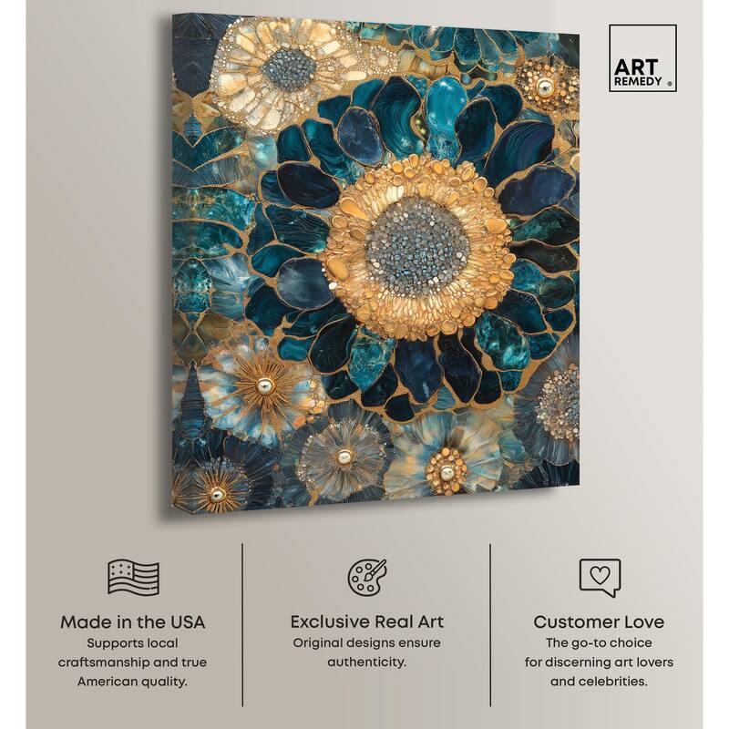 Opulent Geode II Canvas by Art Remedy, Gallery Wrapped