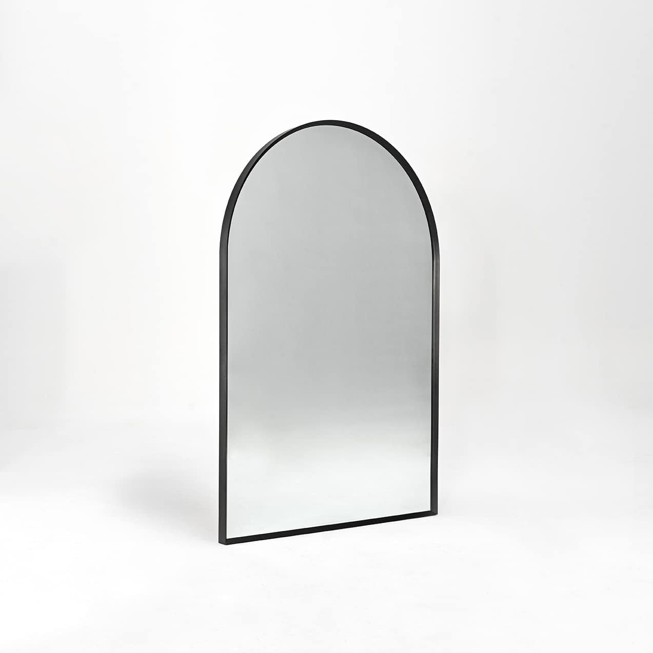 Metal Framed Arched Bathrrom Mirror