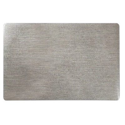 Metallic Plastic Placemat (Champagne) - Set of 12