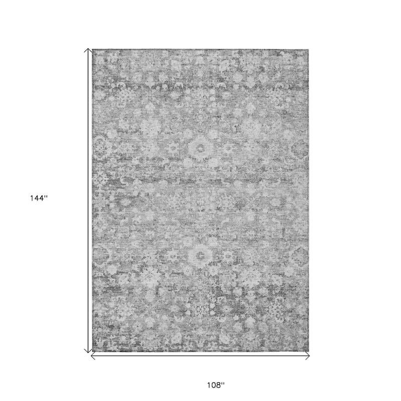 HomeRoots Oriental Traditional Rectangle Outdoor Rug