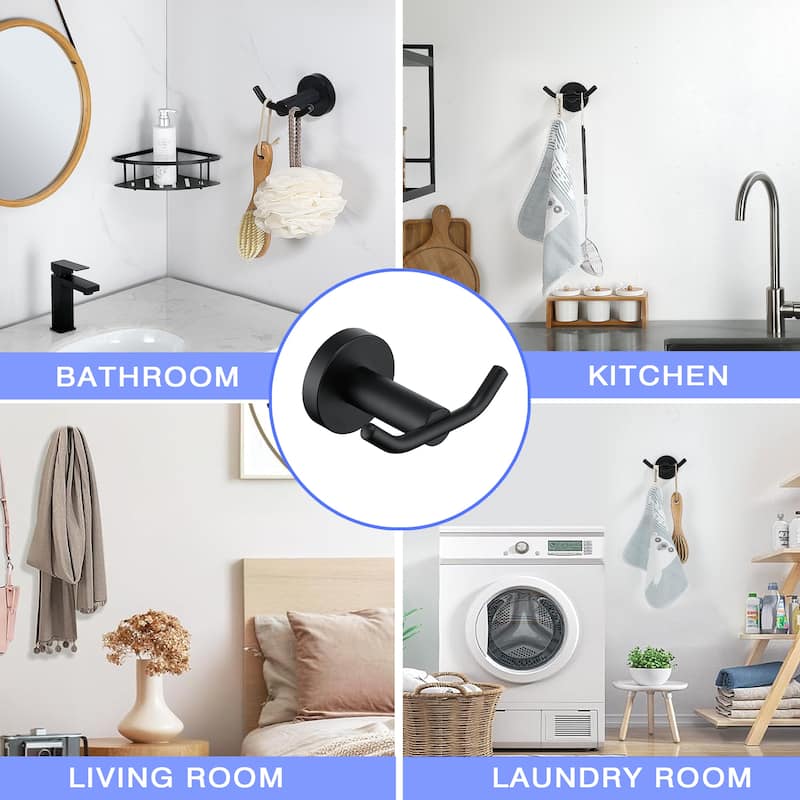 Wall Mounted Towel Hook Bathroom Robe Hook