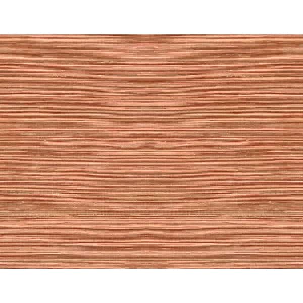 slide 1 of 1, Seabrook Designs Almog Stripe Unpasted Wallpaper - 27 in. W x 27 ft. L 27 in. W x 27 ft. L - Metallic Spice