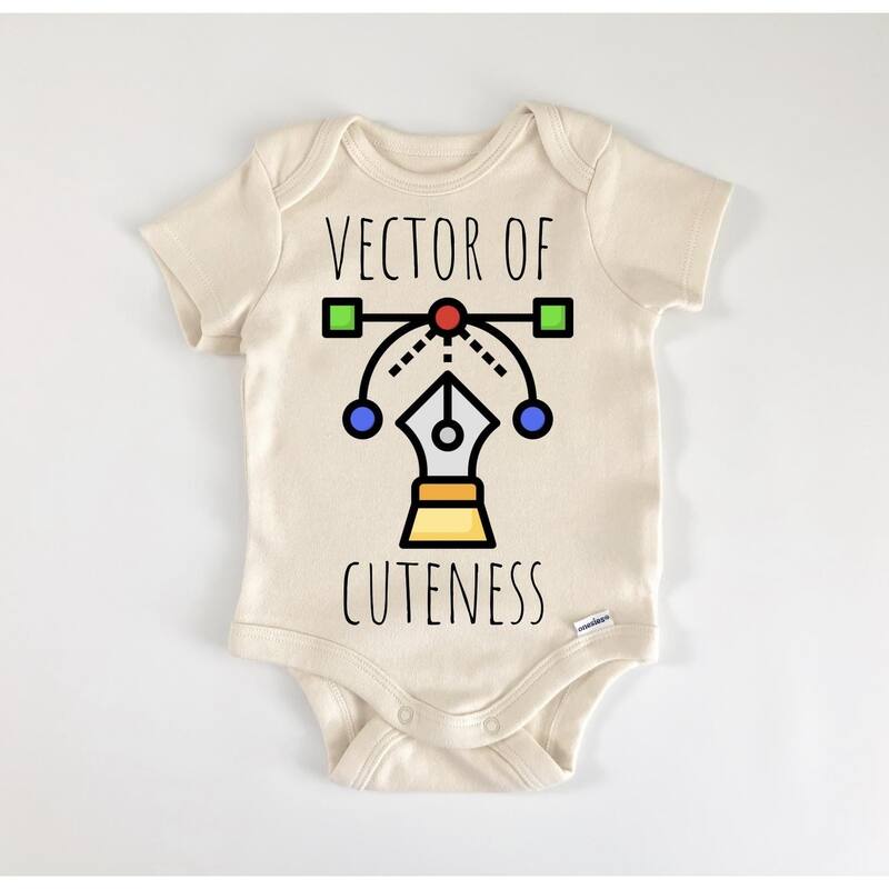 Graphic Designer - Baby Boy Girl Clothes Infant Bodysuit Funny Cute - White - Newborn