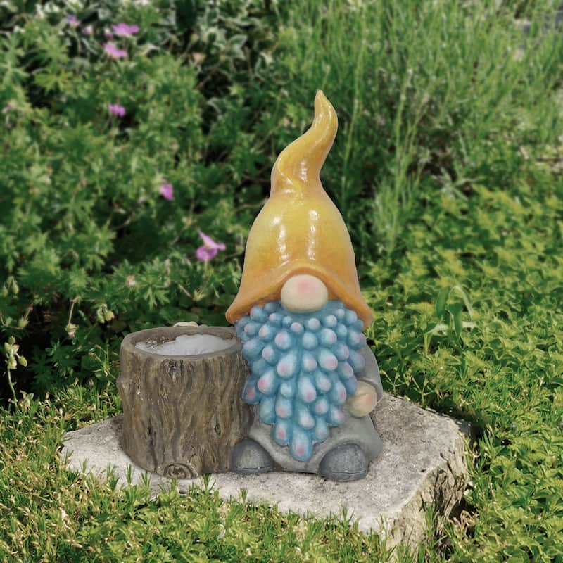 Gnome with Yellow Hat Planter