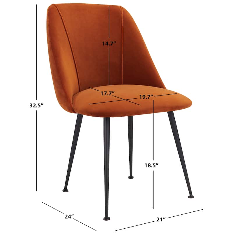 SAFAVIEH Couture Tenna Dining Chair - 21"W x 24"D x 33"H