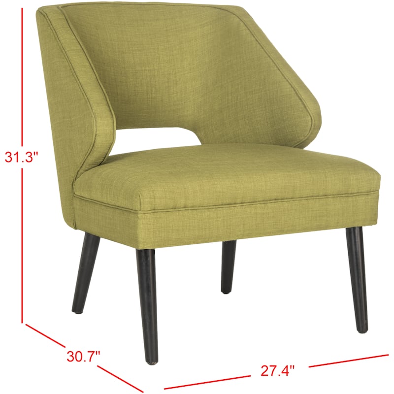 SAFAVIEH Shawnte Sweet Pea Chair - 27.4" x 30.7" x 31.3" - 27Wx31Dx31H