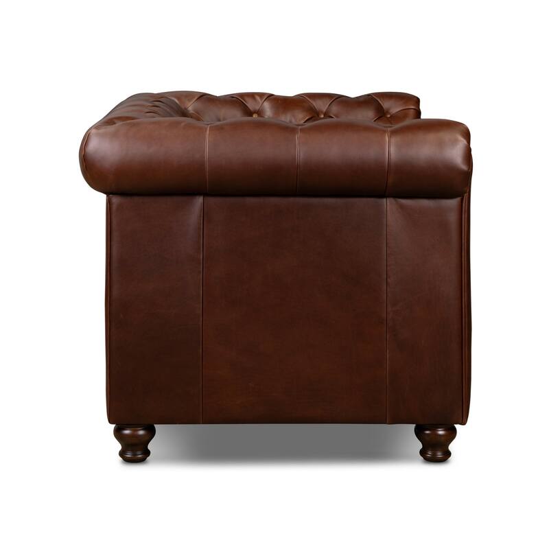 Poly & Bark Lyon Lounge Chair - Genuine Italian Leather