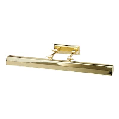 Chawton 2 Light Large Picture Light in Polished Brass - 5"h x 26"w x 7.5"d