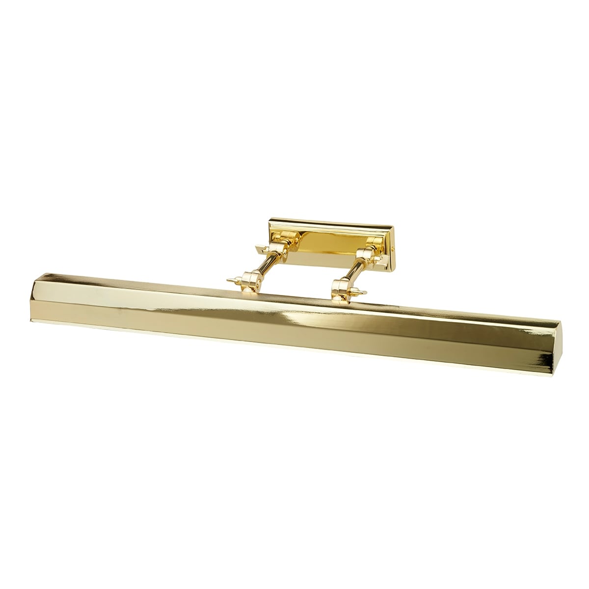 Chawton 2 Light Large Picture Light in Polished Brass - 5"h x 26"w x 7.5"d