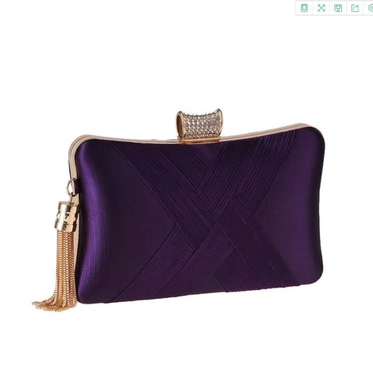 purple clutch bag wedding