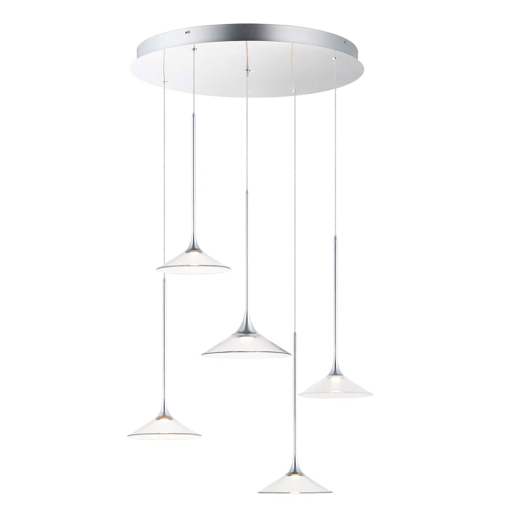 Cono LED 5-Light Pendant