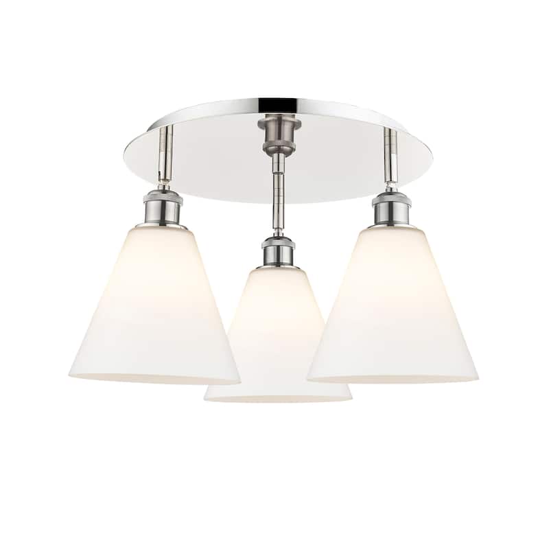 Innovations Lighting Berkshire - 3 Light 20" Flush Mount