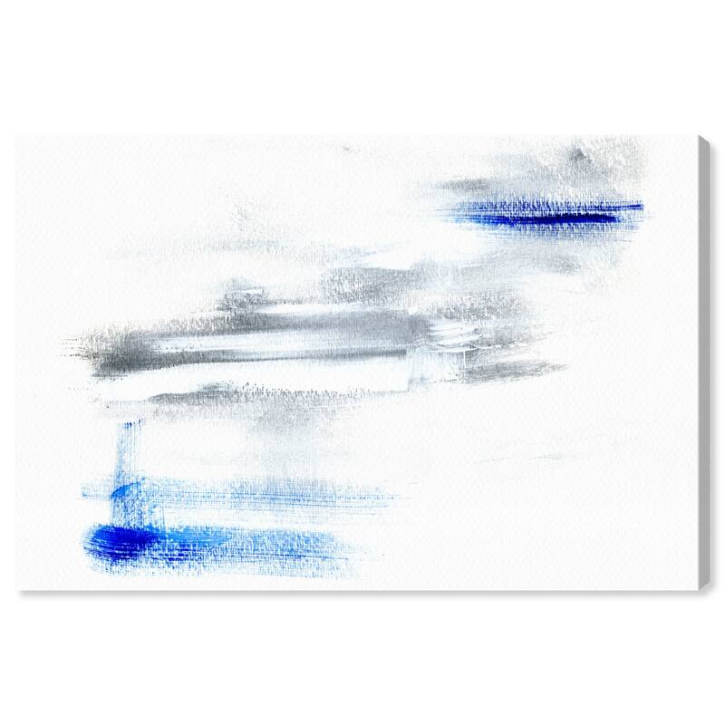 Wynwood Studio Canvas Abstract Blue You White and Modern & Contemporary Wall Art Canvas Print