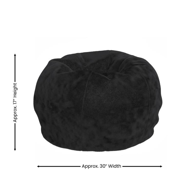 Small Refillable Bean Bag Chair for Kids and Teens