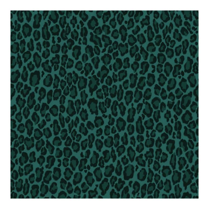 ESTA Home Cicely Green Leopard Skin Wallpaper - 20.9 x 396 x 0.025