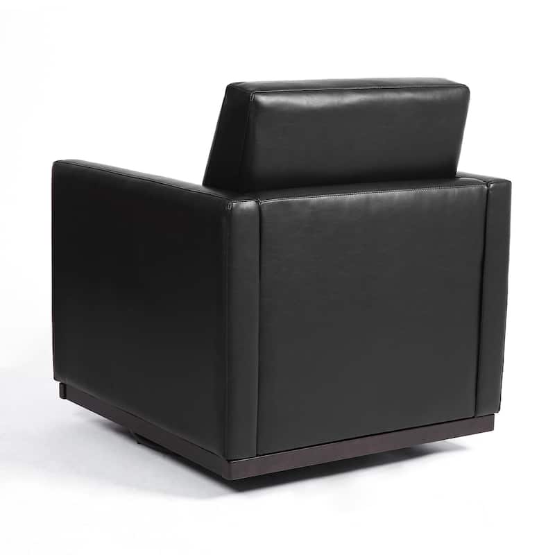 Set of 2 Modern Swivel Accent Armchairs Upholstered Arm Chairs